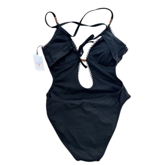 Shade & Shore Other - Shade & Shore Low Plunge Swimsuit. Size M 8-10 NWT